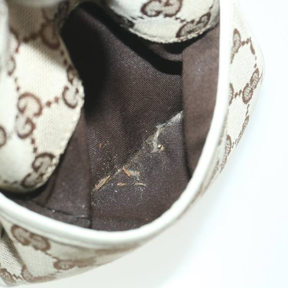 GUCCI GG Canvas Hand Bag Beige 189825 Auth 38711 - Picture 11 of 16